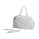 thumbnail image 2 of Bolsa de tenis para mujer, ligera, impermeable, con compartimento para zapatos gris, 2 of 8