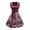 wei163-Wine-Womens Dress, variant on Oktoberfest Bavarian Dress Women's Dirndl Dress German Plaid Maid Halloween Party Outfits
