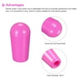 thumbnail image 3 of Uxcell Guitar Toggle Switch Knob Cap Purple Cover ABS 8mm Dia for 3 Way Guitar Switch, Pack of 5, 3 of 5