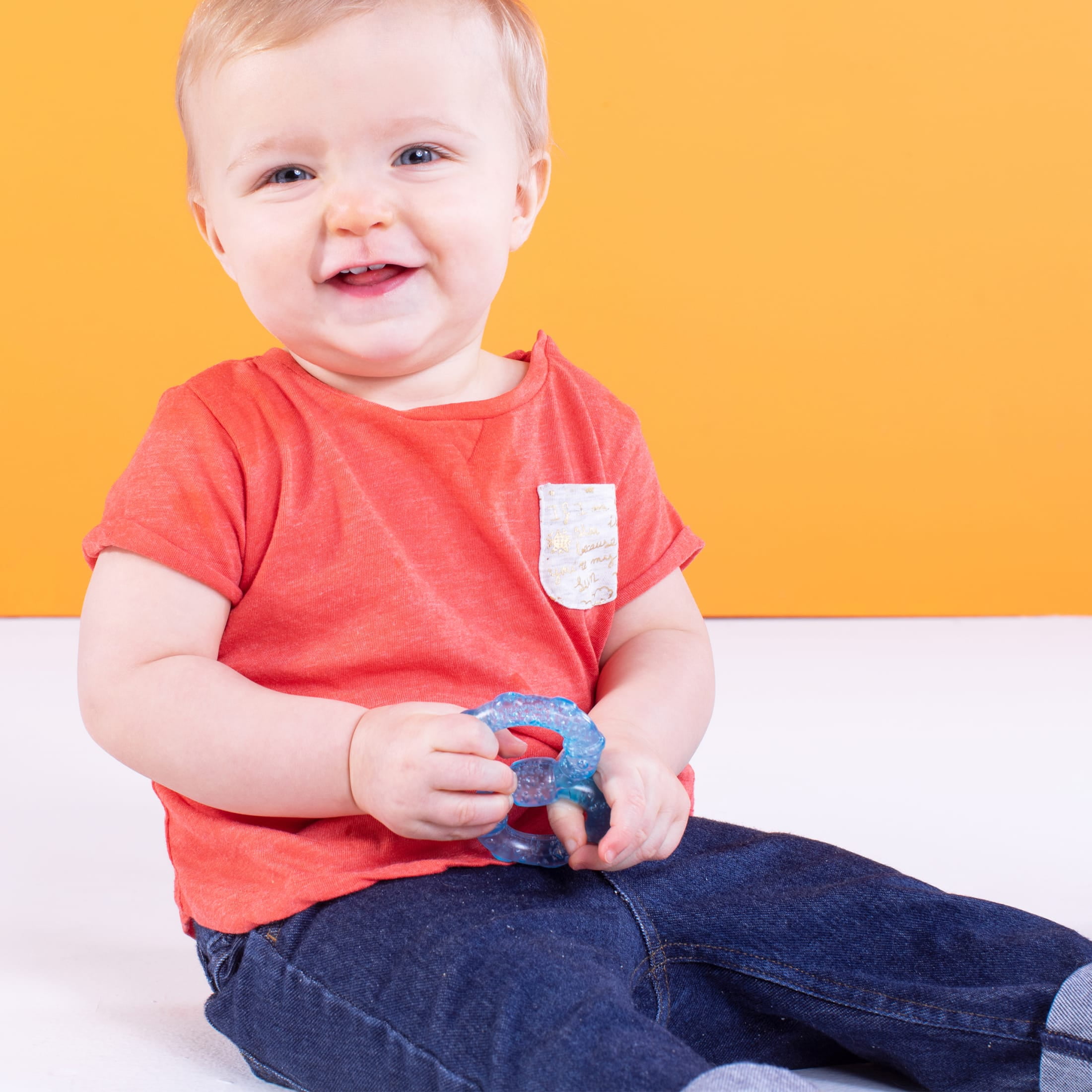 (2 pack) Bright Starts Stay Cool Teethers Gel-Filled 3 Pack, Chillable Teething Baby Toy, Ages 3 months +