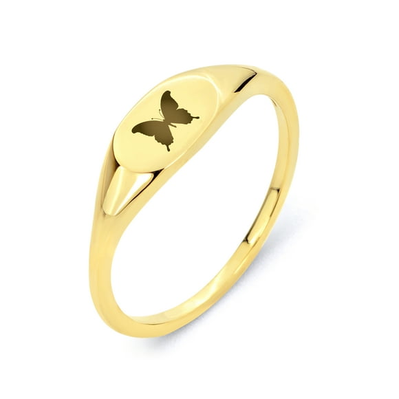 Fine Gold Butterfly Rings