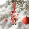 thumbnail image 6 of Christmas Ornament Adorable Dog Design Acrylic Perfect for Tree Decoration Festive Decor Ideal for Christmas Season/ Christmas Ornament J, 6 of 7