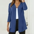 thumbnail image 2 of Women's V Neck Lightweight Soft Cardigan Open Front Knit Sweater Casual Cover Up for Everyday Wear Spring Summer Fall, 2 of 9
