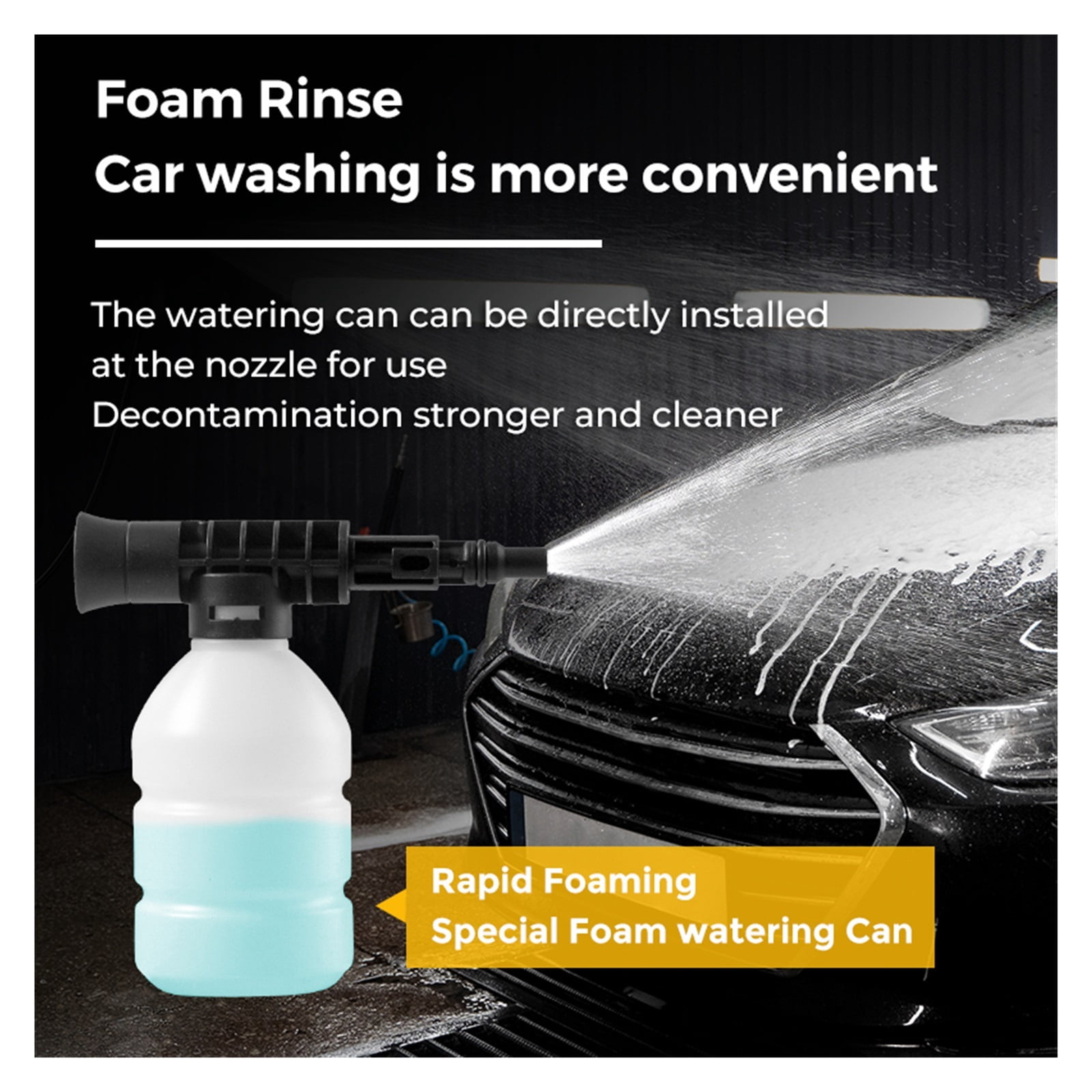 200Bar High Pressure Car Wash Washer Gun Foam Generator Water Gun Spray Cleaner Car Washing Machine For 18V Battery