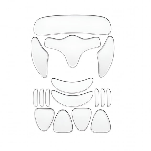 RAGUPEL 16Pcs/Set Anti-Wrinkle Silicone Patches Overnight Skin Firming Wrinkle Reduction Silicone Stickers Women Supply