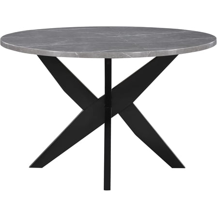 UNBRAND Furniture Amy Faux Marble Dining Table