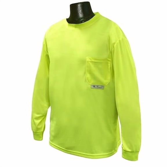 Radians Long Sleeve T-Shirt,Unisex,L,22 in.,Grn ST21-NPGS-L