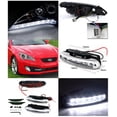 thumbnail image 2 of Spec-D Tuning Projector LED Headlights Chrome + LED Bumper Fog Lamp Compatible with Genesis Left + Right Pair Headlamps Assembly, 2 of 2