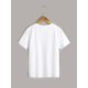 thumbnail image 2 of Tween Boy Ribbed Sporty Round Neck Slogan Graphic Print Casual T-Shirt, Short Sleeve, 2 of 5