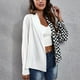 thumbnail image 4 of Camisa de mujer Blusa Traje Cuello Poliéster Bloques de color Manga larga Blusa de mujer Tops para el trabajo Fiesta diaria Cuadrícula de tablero de ajedrez M, 4 of 8