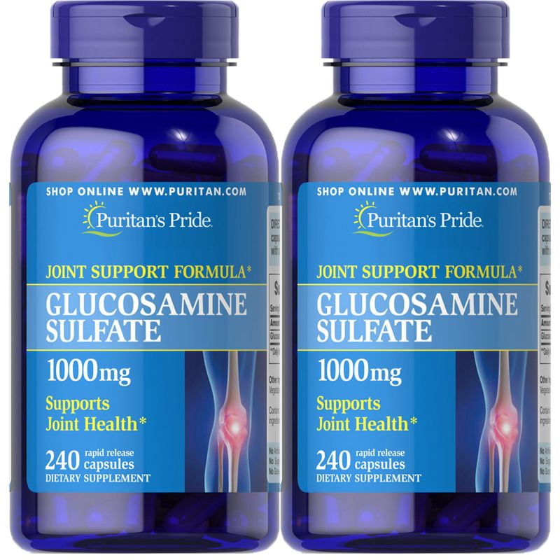 Puritan's Pride Glucosamine Sulfate 1000 mg (2 PACK) - Walmart.com