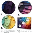 thumbnail image 3 of Designart "Abstract Rainbow Colorful Arch composition" Modern Floater Framed Canvas Print, 3 of 7