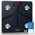 thumbnail image 1 of RENPHO Smart Scale for Body Weight, Digital Bathroom Scale BMI Weighing Bluetooth Body Fat Scale, Body Composition Monitor Health Analyzer with Smartphone App, 400 lbs - Black, 1 of 6