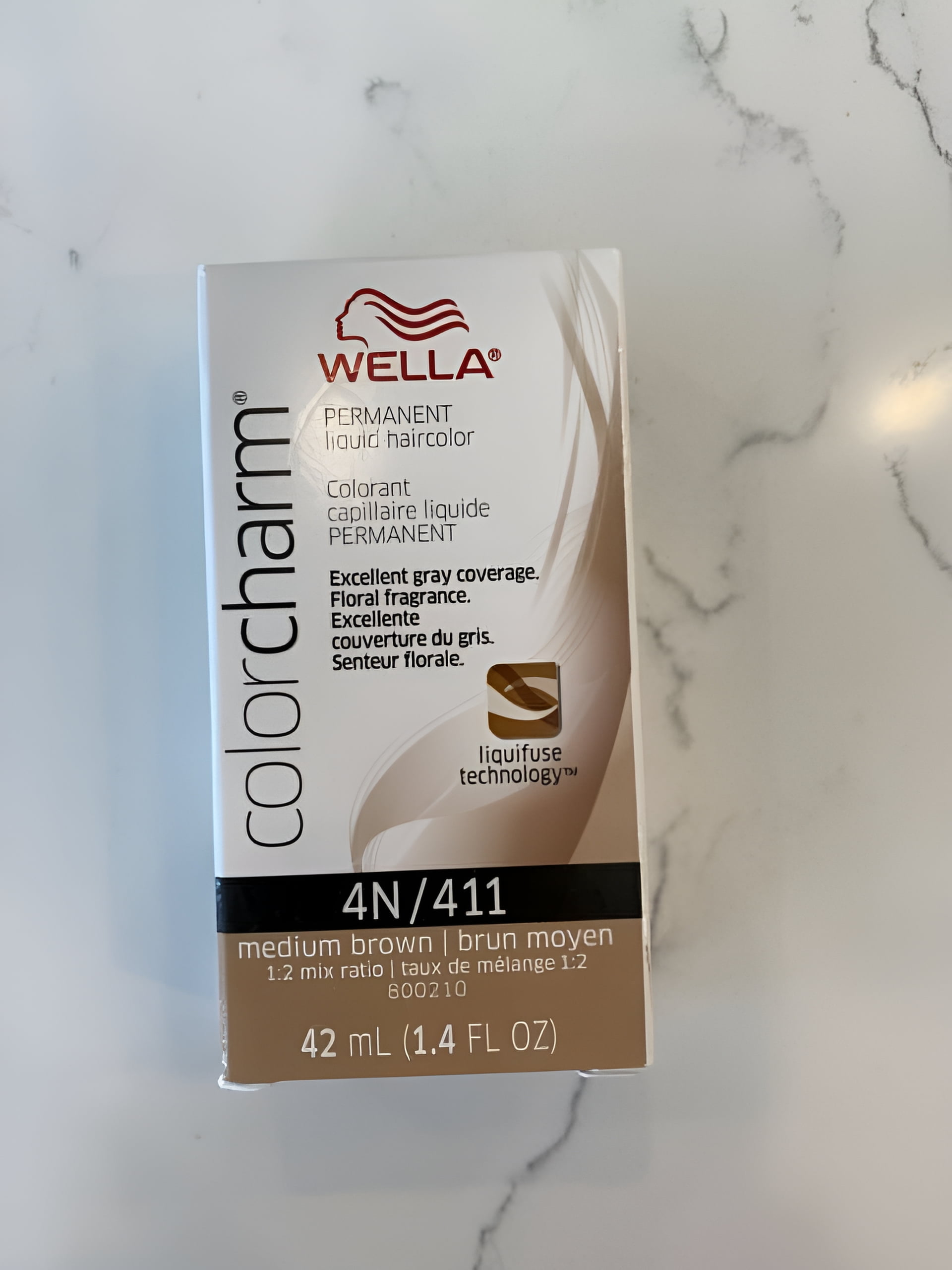 Wella Color Charm Liquid Hair Color, 4n/411 Medium Brown, 1.4 fl oz, 3 Pack