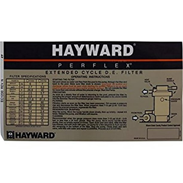 Hayward ECX1230 EC65&44; EC75 Autocollant de Filtre à Cycle Prolongé