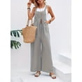 thumbnail image 3 of Combinaison Longue Sans Manches Boho, Combinaison Ample Décontractée avec Poches, Vêtements pour Femmes, 3 of 14