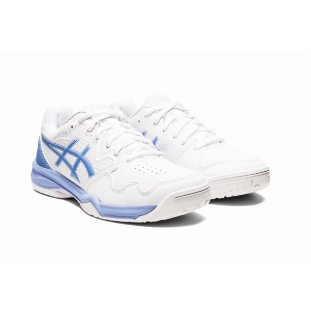 ASICS Z2030* Womens White/Blue GEL-Dedicate 7 Sneakers Size US 8 EU 39.5