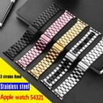 thumbnail image 2 of LEIXIUER Stainless Steel Metal Wristbands Compatible with Apple Watch Bands and Soft Case 45mm 44mm 42mm 41mm 40mm 38mm Metal Band Replacement iWatch Series 9 8 7 se 6 5 4 3 2 1 Strap, 2 of 8