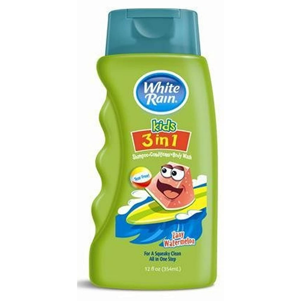 White Rain Kids 3 in 1 Zany Watermelon Hair Shampoo 12 oz Walmart