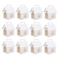 thumbnail image 4 of 12 cajas de regalo con asa, empaques de papel para regalos, cajas de recuerdo para fiestas, decorativas para bodas, fiestas y graduaciones. Estilo B, 4 of 8