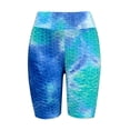 thumbnail image 1 of DPTALR Femmes Short Multicolore Moulant Taille Haute Élasticité Pantalon de Sport Yoga, 1 of 6