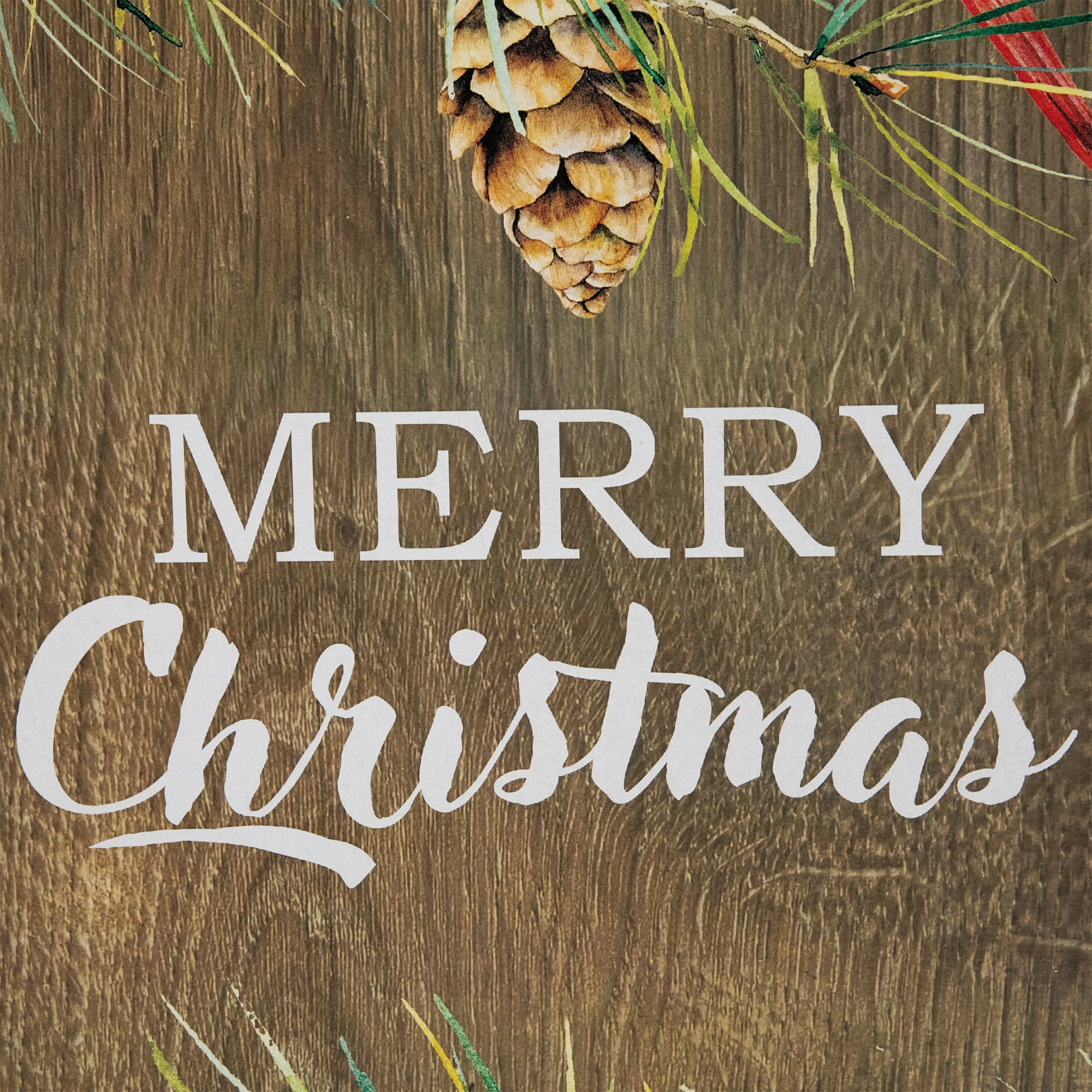 Northlight Cardinal Merry Christmas Wooden Porch Sign - 38"