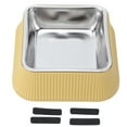 thumbnail image 3 of Pet Bowl Separable Non Slip Stainless Steel Pet Feeder for Dry Food Wet Food Snacks Water, 3 of 8