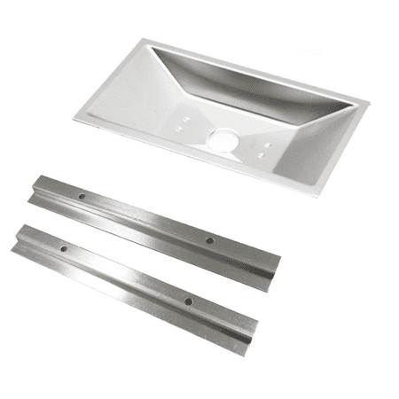 - Weber 85897 Gas Grill Drip Tray and Rails Genesis Silver A, Spirit 500, 520 Pan