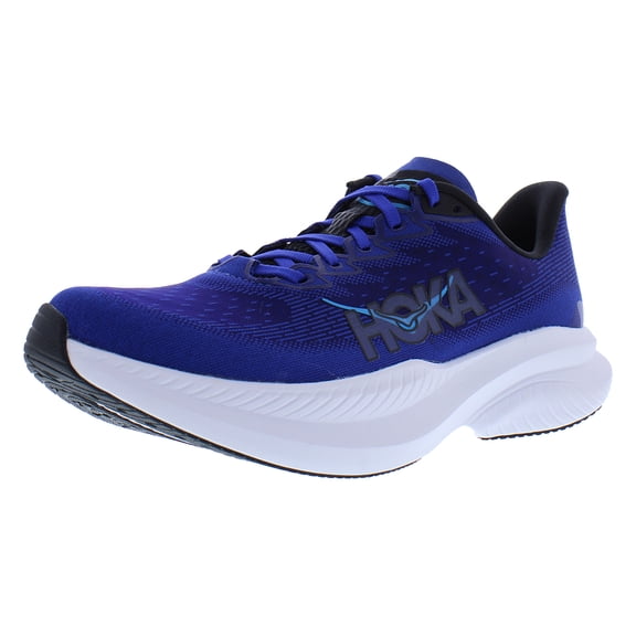 HOKA Mach 6 Mens Shoes Size 10.5, Color: Black/Night Sky