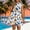 (Fasion 12)Navy, variant on WXLWZYWL Women's Not Positioned Printed Regular Dress Summer Casual Fashion Round Neck Sleeveless Women's Short Dress