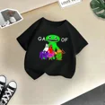 thumbnail image 4 of Ropa de verano para niños, camiseta deportiva informal de algodón con dibujos animados, camiseta cómoda de manga corta de algodón para niños y niñas, 4 of 5