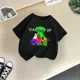 thumbnail image 4 of Ropa de verano para niños, camiseta deportiva informal de algodón con dibujos animados, camiseta cómoda de manga corta de algodón para niños y niñas, 4 of 5