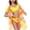 X9 Yellow, variant on Confree For Girls Summer 3 Piece Swimsuit Graphic Print Bathing Suits Vacation Cute Comfortable Little Girls Swimwear Size 7-8 Years Green