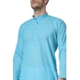 thumbnail image 4 of Royal Kurta Men's Cotton Chikankari Work Kurta, 4 of 6