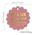 thumbnail image 6 of Inkdotpot Thank You Celebrating The Bride To Be Bridal Shower Bottle Tag Real Gold Foil Favor Hang Tags Pack Of 100, 6 of 6
