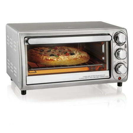 

4 Slice Non Slip Kitchen Countertop Toaster Oven Stainless Steel