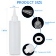 thumbnail image 2 of Botellas exprimibles para condimentos DTDNZKN, 2 unidades, 300 ml, a prueba de fugas, 2 of 6