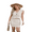 Apricot Color, variant on LYMAYTER Women's Summer Crochet Outfit Set V-Neck Top & Skirt 2-Piece Breathable Vacation S-XL