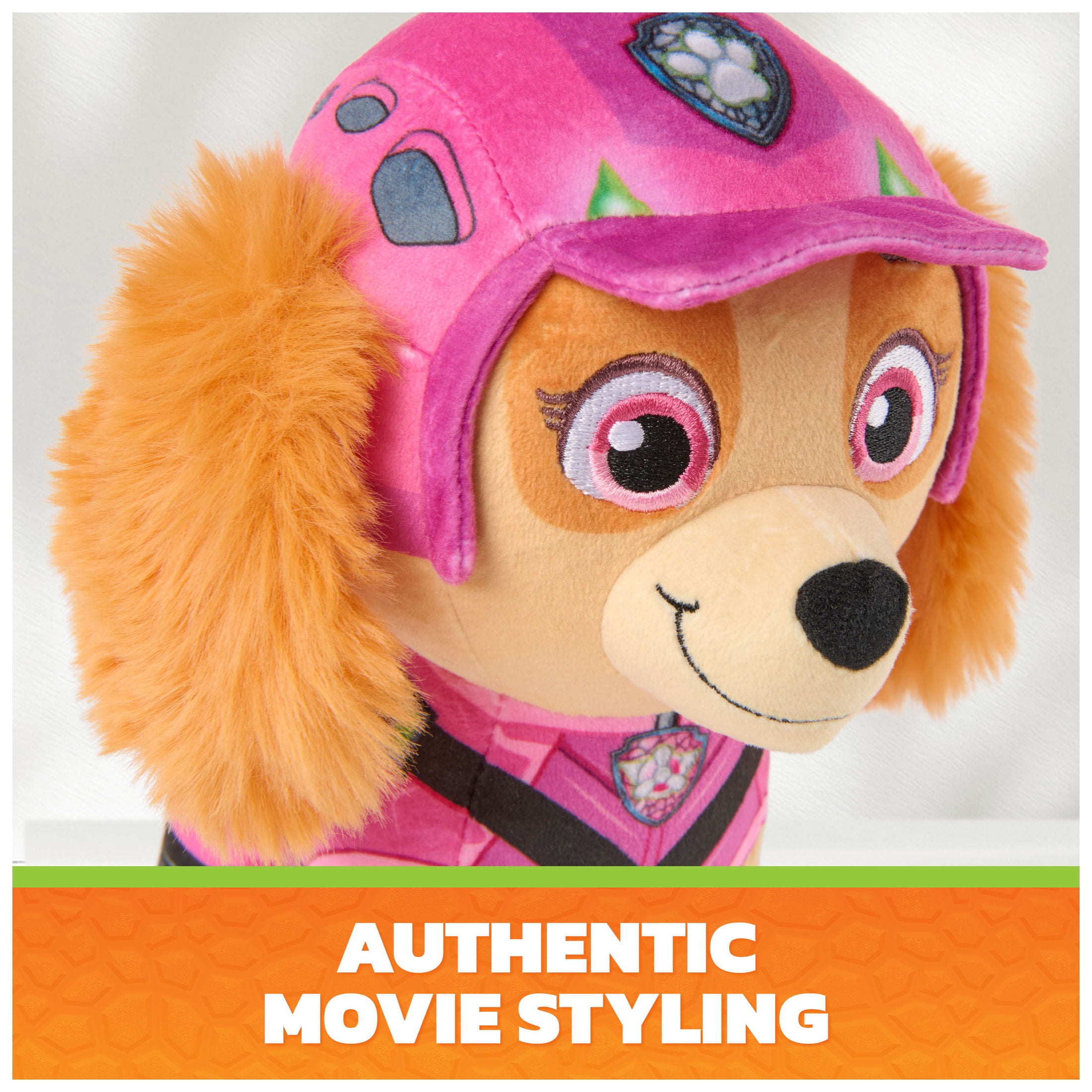 PAW Patrol The Dino Movie 8-Inch Skye Plush Toy, for Ages 3 and up