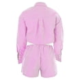thumbnail image 3 of MAIHAN Women’s 2 Piece Lounge Tracksuit Outfit Sets Button Down Shirt and Drawstring Shorts Women 2 Piece Outfits Sets Casual Summer Tops for Women 2026 Two Piece Outfit, 3 of 5