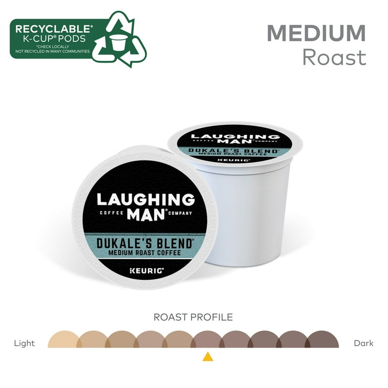 Laughing Man Dukale s Blend Medium Roast Coffee 22ct Keurig K Cup Pod Walmart