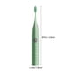 thumbnail image 3 of Cepillo de dientes eléctrico verde, cepillo de dientes para adultos recargable con cerdas suaves, 3 of 8