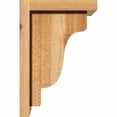 thumbnail image 3 of 8"W x 8"D x 12"H Newport Rough Sawn Corbel w/Backplate, Western Red Cedar, 3 of 9
