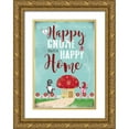 thumbnail image 1 of JMB Designs 14x18 Gold Ornate Wood Framed with Double Matting Museum Art Print Titled - Happy Gnome, 1 of 4