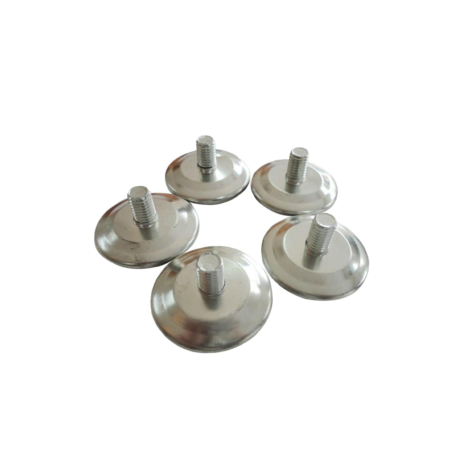 5 Pieces Adjustable Furniture Levelers Threaded Stem Furniture Glides