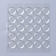 thumbnail image 2 of 25pcs Plastic Clear Cabochons Epoxy Sticker Round Clear 25.4x1.9mm, 2 of 3