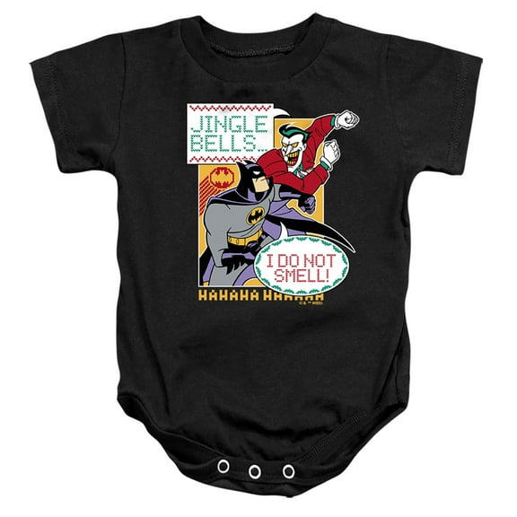 Batman The Animated Series Jingle Bells I Do Not Smell Unisex Infant Snap Suit for Baby