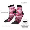 thumbnail image 6 of Pofeuu Pink Glitter Heart Candy Print 30cm Socks, Adult Running Hiking Socks for Youth and Adult, 6 of 7