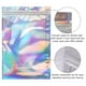 thumbnail image 5 of 100pcs reutilizable sellable poliéster película bolsas olor papel de aluminio bolsas con cremallera para alimentos pestañas caramelo baño arco iris diseño, 5 of 8