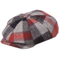 thumbnail image 2 of CoCopeaunts Newsboy Cap Men Women Vintage Tweed Octagonal Cap Woolen Male Plaid Patchwork British Style Flat Cap Beret Hat, 2 of 8